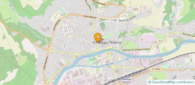 localisation de l'entreprise LINA à CHATEAU-THIERRY