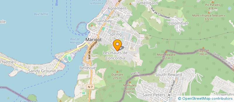 localisation de l'entreprise LINA  SAINT MARTIN