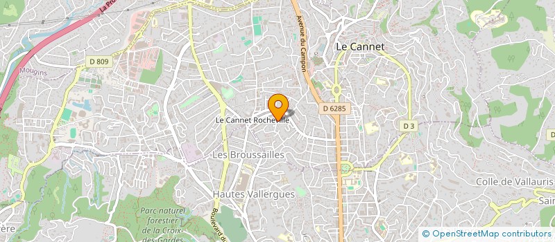 localisation de l'entreprise LINA à LE CANNET