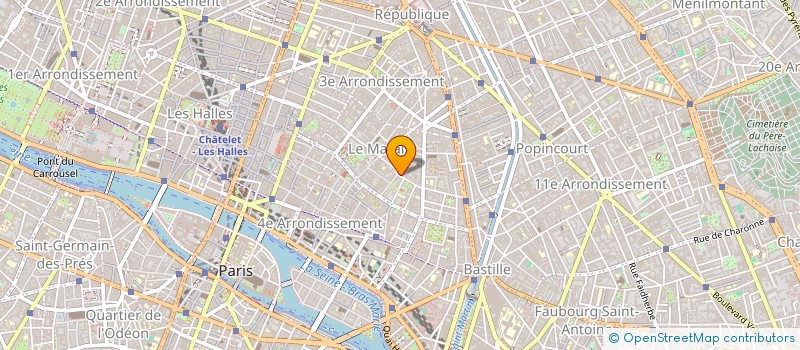 localisation de l'entreprise LINA  PARIS