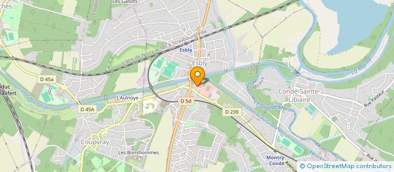 localisation de l'entreprise LINA  ESBLY