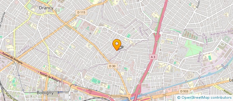 localisation de l'entreprise LINA BAT à DRANCY