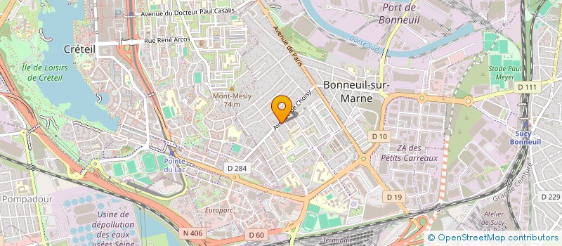 localisation de l'entreprise LINA BATIMENTS  BONNEUIL-SUR-MARNE