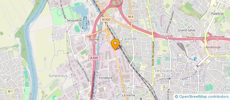localisation de l'entreprise LINA BTP à TOULOUSE