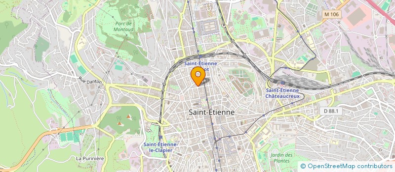 localisation de l'entreprise LINA CORP à SAINT-ETIENNE