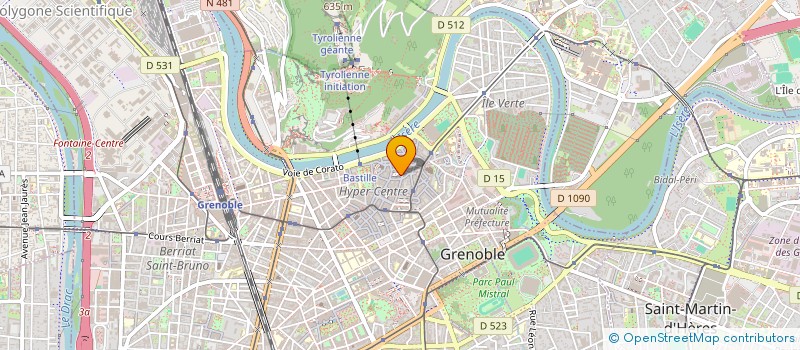 localisation de l'entreprise LINA DIFFUSION à GRENOBLE