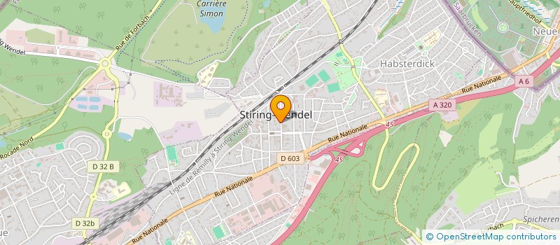 localisation de l'entreprise LINA DISTRIBUTION à STIRING-WENDEL