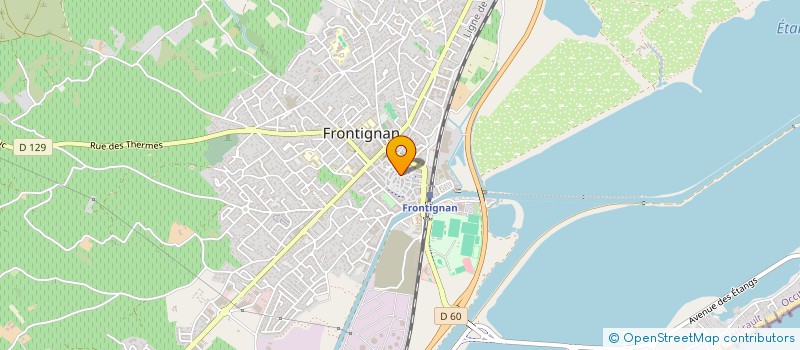 localisation de l'entreprise LINA DISTRIBUTION à FRONTIGNAN