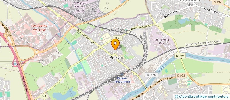 localisation de l'entreprise LINA INVEST  PERSAN