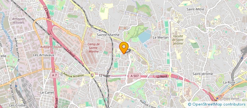 localisation de l'entreprise LINA PRO à MARSEILLE