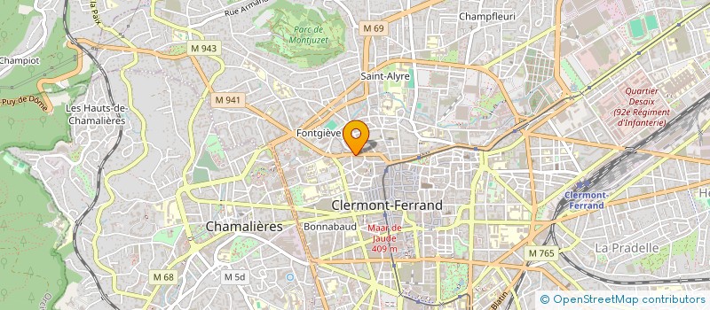 localisation de l'entreprise LINA SHOP  CLERMONT-FERRAND