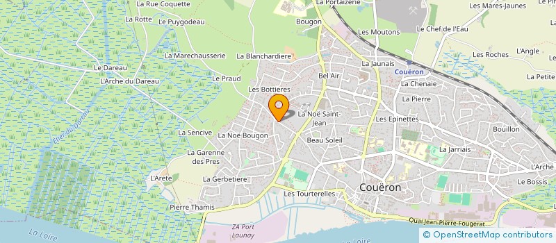localisation de l'entreprise LINA SOLS à COUERON