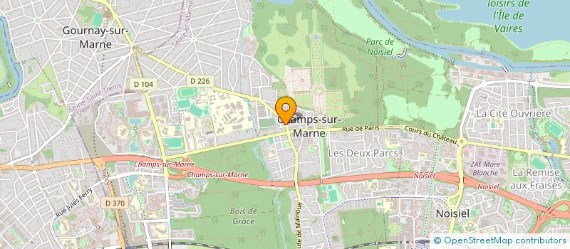 localisation de l'entreprise LINA TRANSPORT  CHAMPS-SUR-MARNE