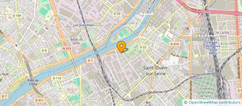 localisation de l'entreprise LINA TRANSPORT à SAINT-OUEN-SUR-SEINE