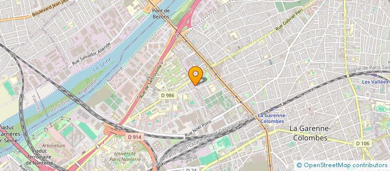 localisation de l'entreprise LINA TRANSPORTS 92  COLOMBES