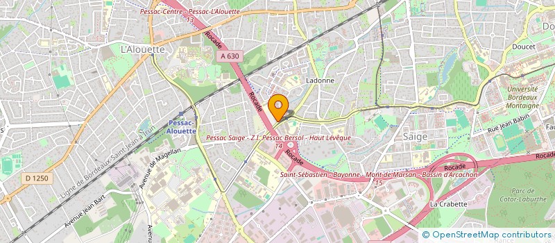 localisation de l'entreprise LINABATI  PESSAC