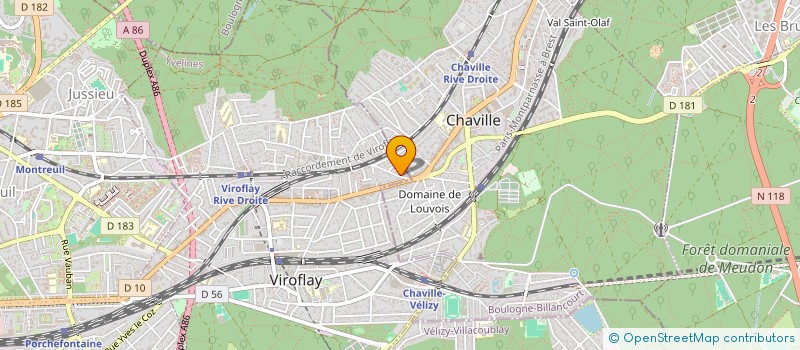 localisation de l'entreprise LINABEL IMMO  VIROFLAY