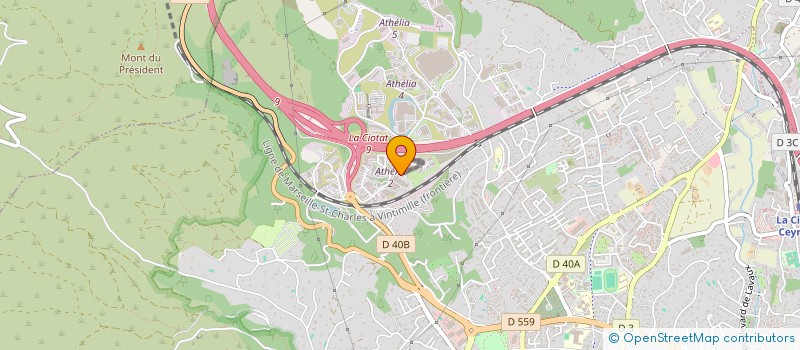 localisation de l'entreprise LINABLU à LA CIOTAT