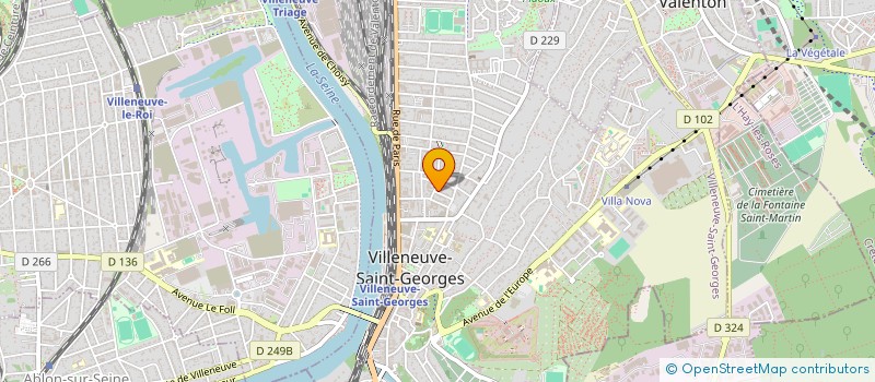localisation de l'entreprise LINADINE PROTECTION  VILLENEUVE-SAINT-GEORGES