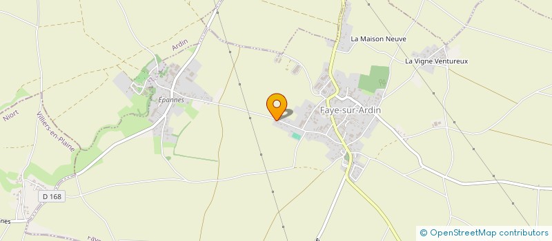 localisation de l'entreprise LINADIS  FAYE-SUR-ARDIN