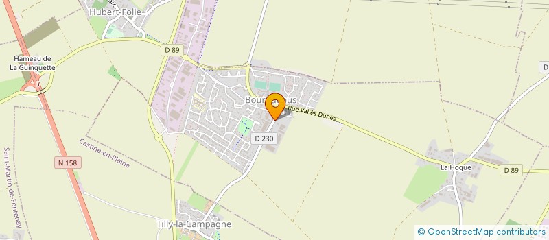localisation de l'entreprise LINAFIL à BOURGUEBUS