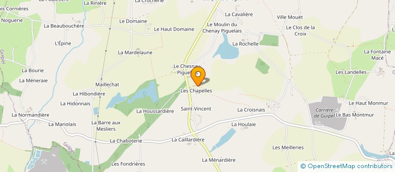 localisation de l'entreprise LINAIGRETTE  GUIPEL