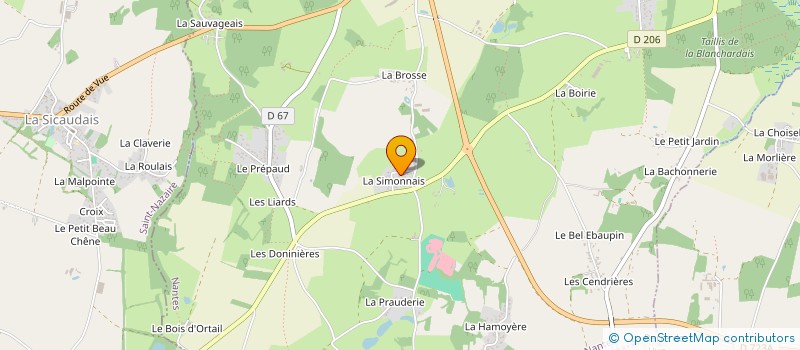 localisation de l'entreprise LINAIS  VUE