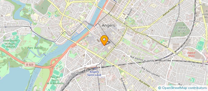 localisation de l'entreprise LINALICE à ANGERS