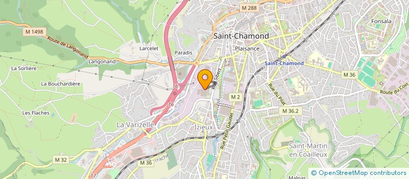 localisation de l'entreprise LINAMAR SAINT-CHAMOND à SAINT-CHAMOND