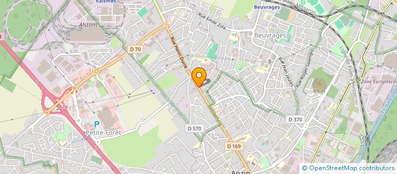 localisation de l'entreprise LINAMEL  RAISMES