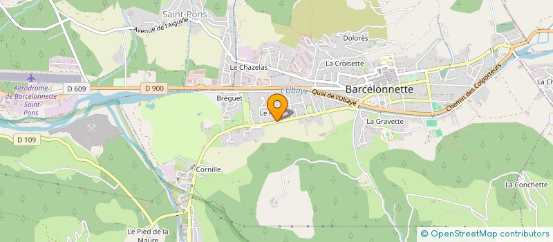 localisation de l'entreprise LINANGELE à BARCELONNETTE