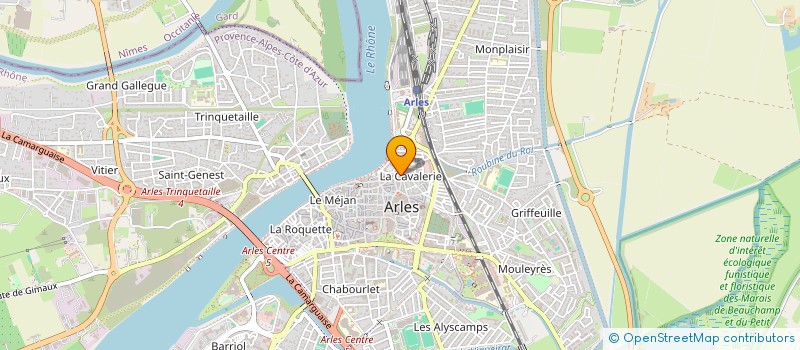 localisation de l'entreprise LINAO  ARLES