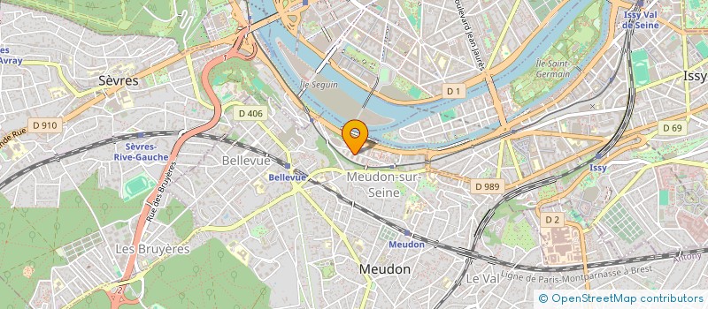 localisation de l'entreprise LINARD à MEUDON
