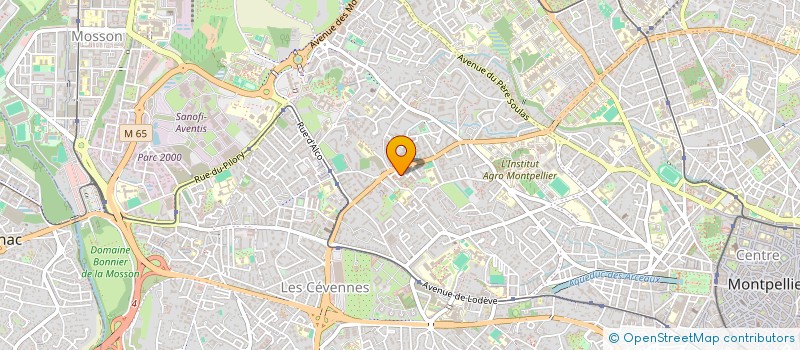 localisation de l'entreprise LINARES INDIVISION à MONTPELLIER