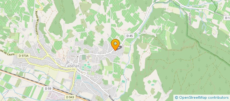 localisation de l'entreprise LINASAND  CADENET