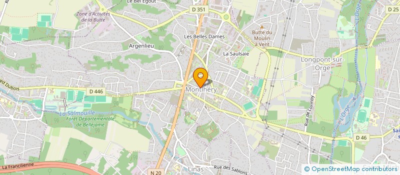 localisation de l'entreprise LINASE à MONTLHERY
