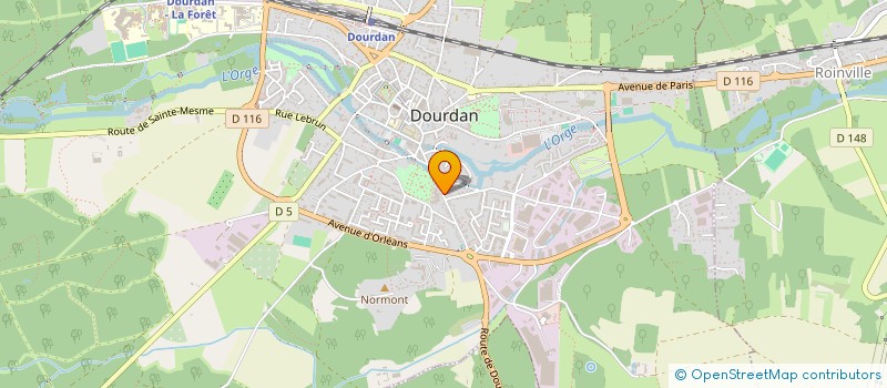localisation de l'entreprise LINAT AUTO DOURDAN à DOURDAN