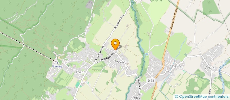 localisation de l'entreprise LINAUTOM à CROZET