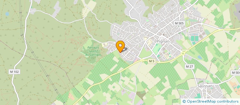 localisation de l'entreprise LINAVI INVEST à PIGNAN