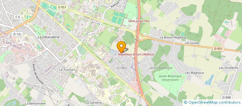 localisation de l'entreprise LINAYA  POITIERS