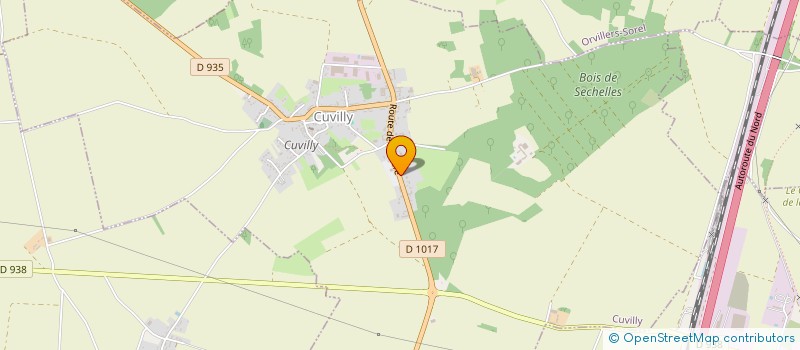 localisation de l'entreprise LINAYA  CUVILLY