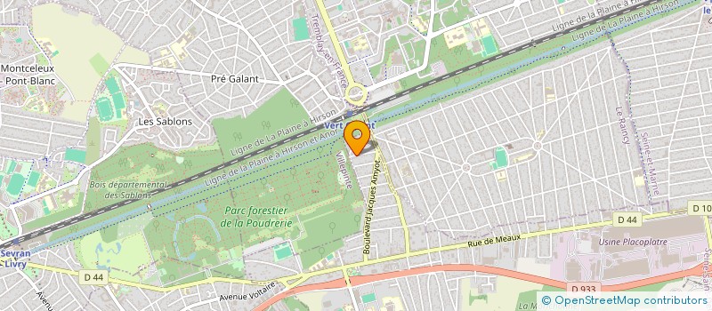 localisation de l'entreprise LINAYHAN PATRIMOINE  VAUJOURS