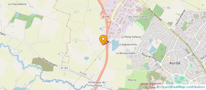 localisation de l'entreprise LINCADE à AVRILLE