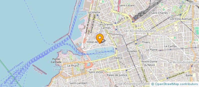 localisation de l'entreprise LINCAUD  MARSEILLE