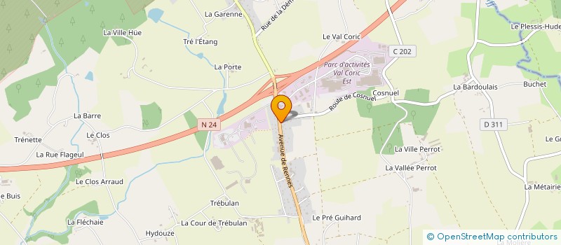 localisation de l'entreprise LINCEJE  GUER