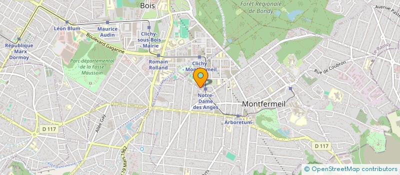 localisation de l'entreprise LINCOLN COFFEE à MONTFERMEIL