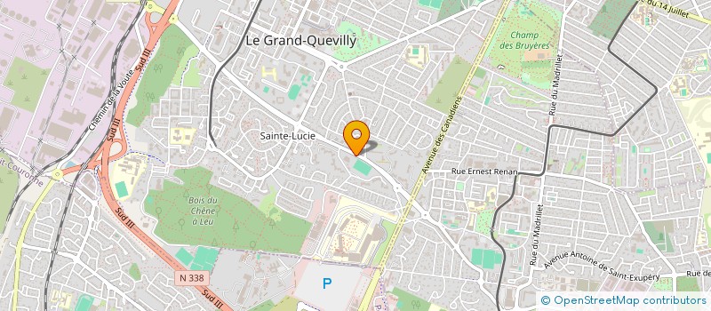 localisation de l'entreprise LINCOLN ELECTRIC FRANCE  LE GRAND-QUEVILLY