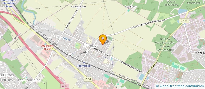 localisation de l'entreprise LINCOLN POSTSYNCHRONISATIONS à PIERRELAYE