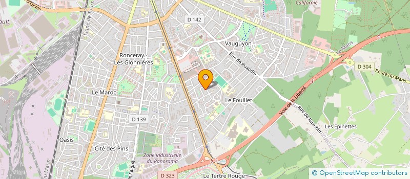 localisation de l'entreprise LINCONYL à LE MANS