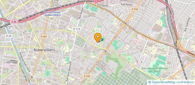 localisation de l'entreprise LINDA à AUBERVILLIERS